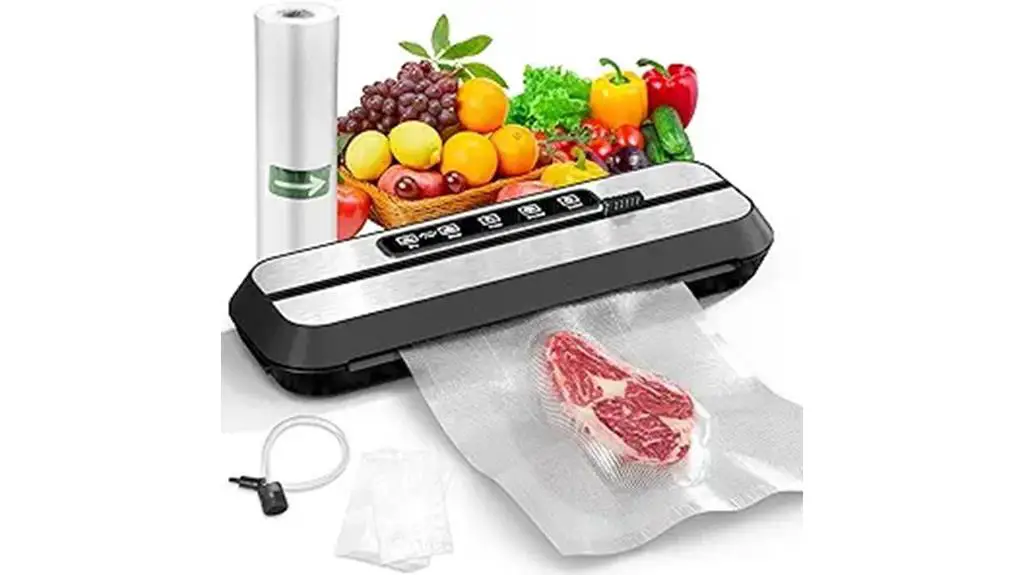 food vacuum sealer with cutter