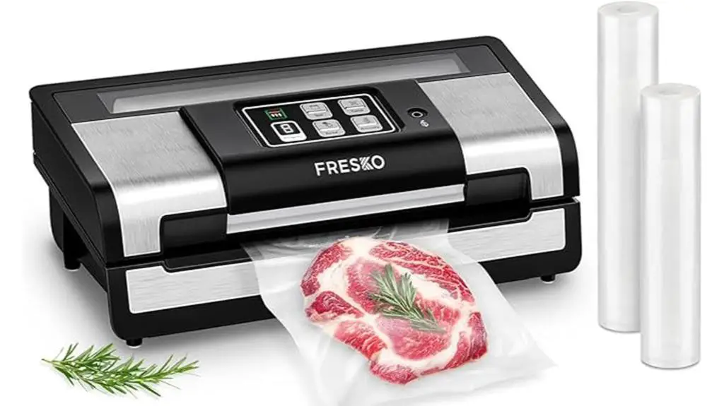 smart vacuum sealer with detection and cutter