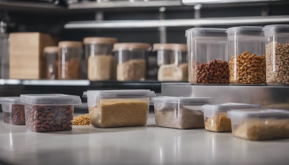 storing dehydrated food items