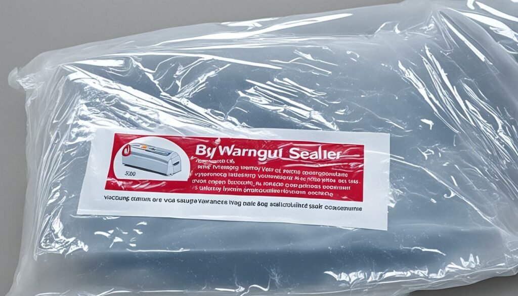 vacuum sealer bag maintenance