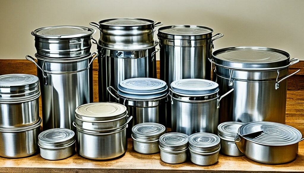 Canning supplies for heat processing