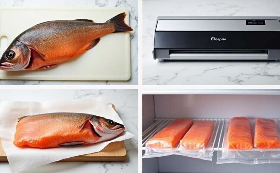 sealing fish with vacuum