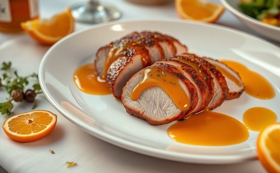 succulent duck with citrus