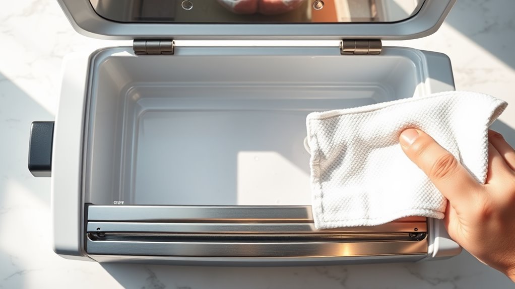 clean sealing bar regularly