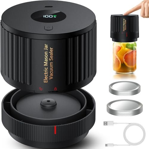 Electric Mason Jar Vacuum Sealer Kit  Review
