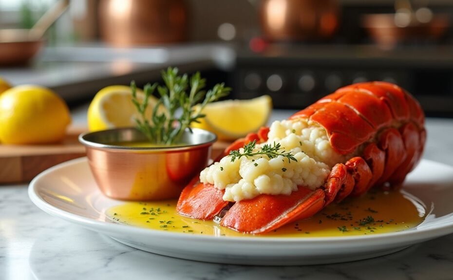 buttery garlic lobster delight