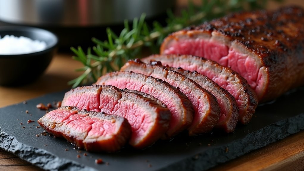 flap steak excels sous vide