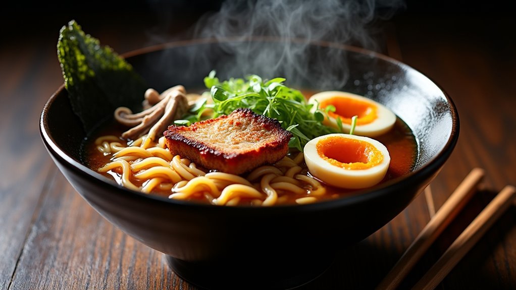 flavorful ramen broth creation