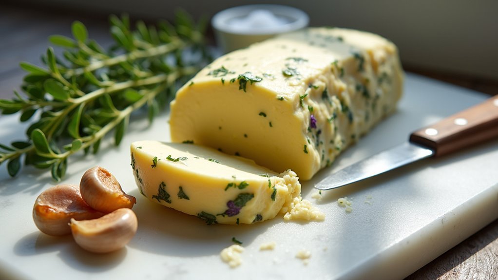 garlic herb compound butter