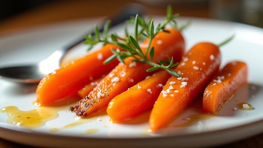 glazed sous vide carrots