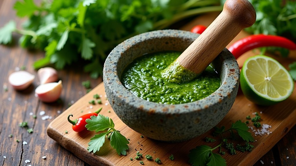 herbaceous tangy steak companion