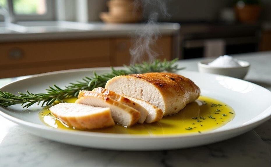 perfectly cooked chicken breast