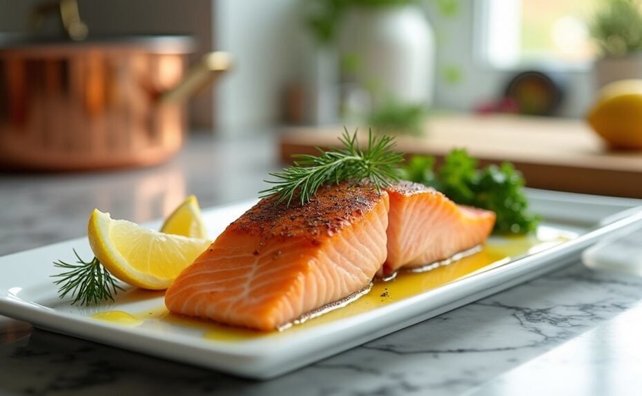 perfectly cooked salmon delights