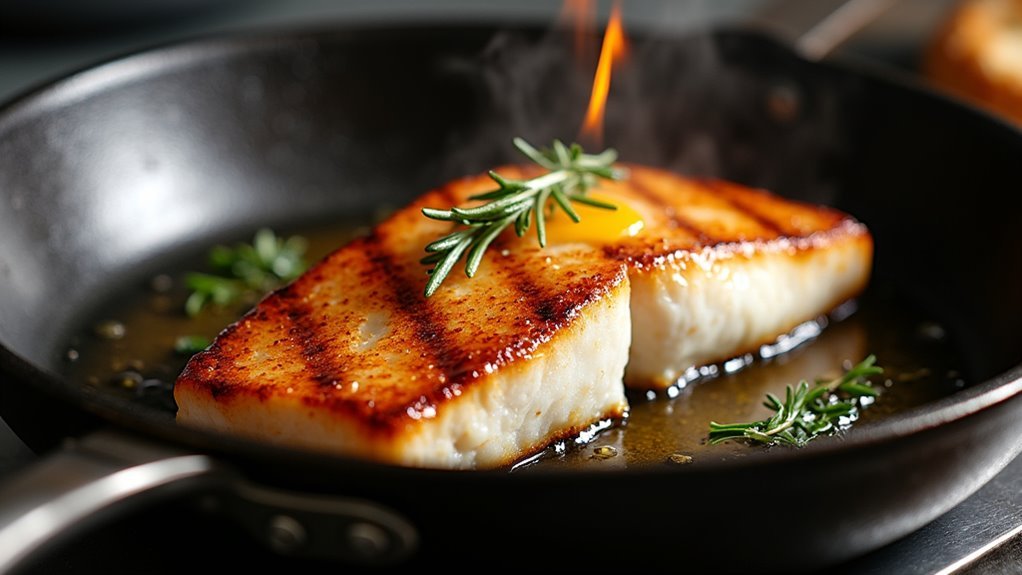 perfectly seared swordfish masterpiece