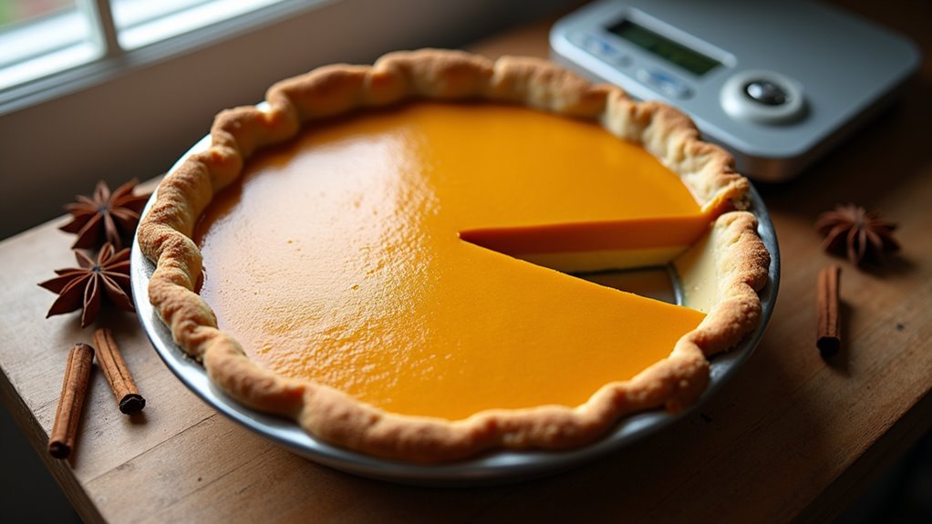 precise sous vide pumpkin pie