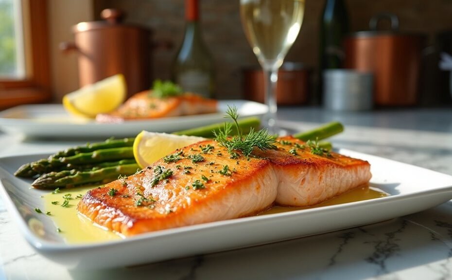 savory garlic butter salmon