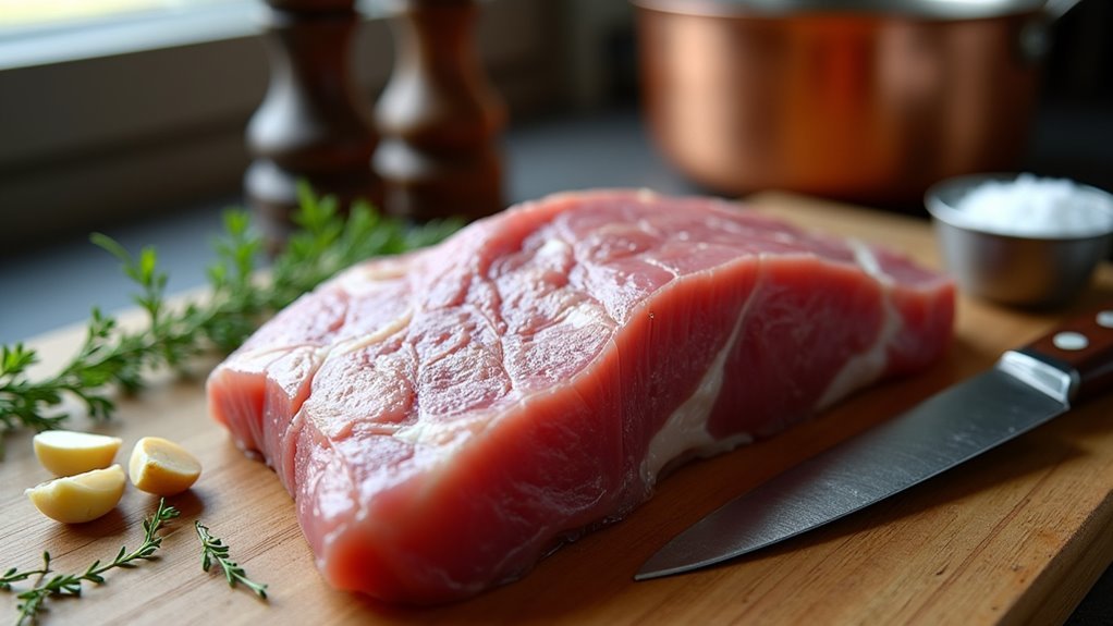 score duck breast skin