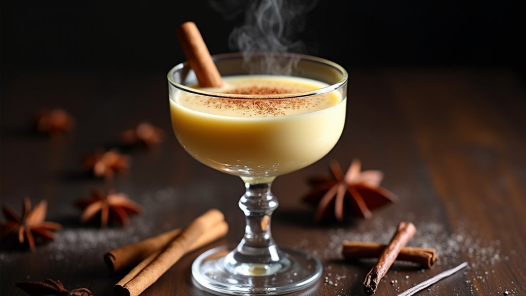 sous vide eggnog custard perfection