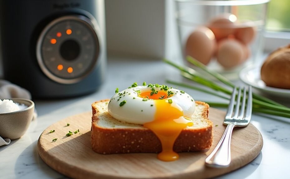 sous vide poached eggs