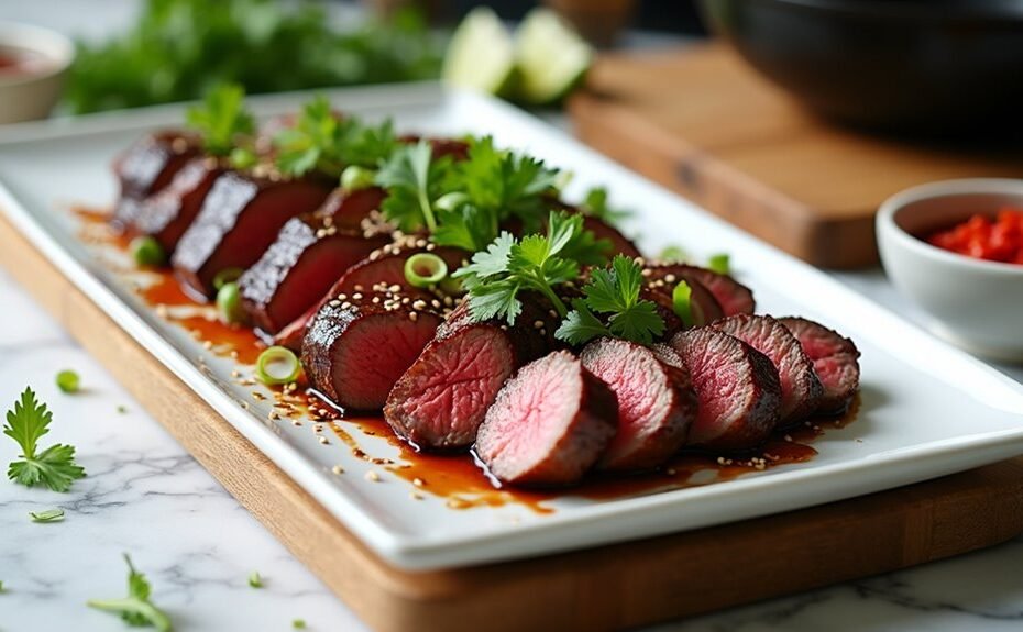 tender asian flank steak