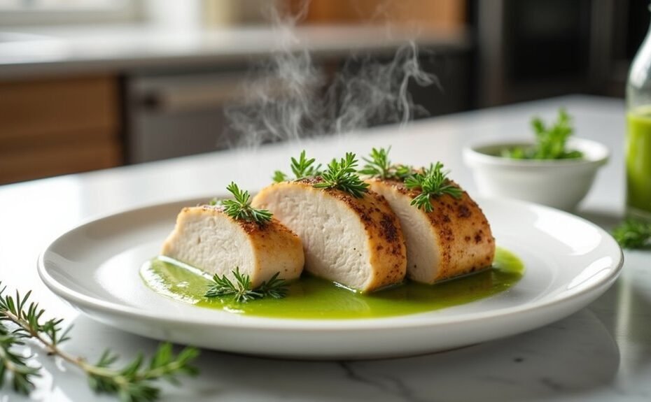 tender herb infused chicken