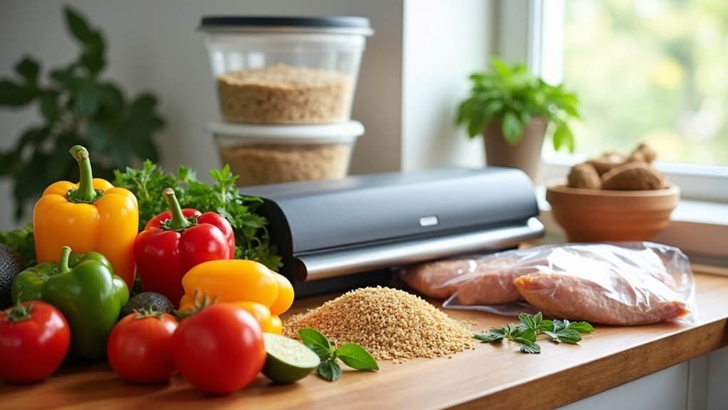 vacuum sealing meal preparation