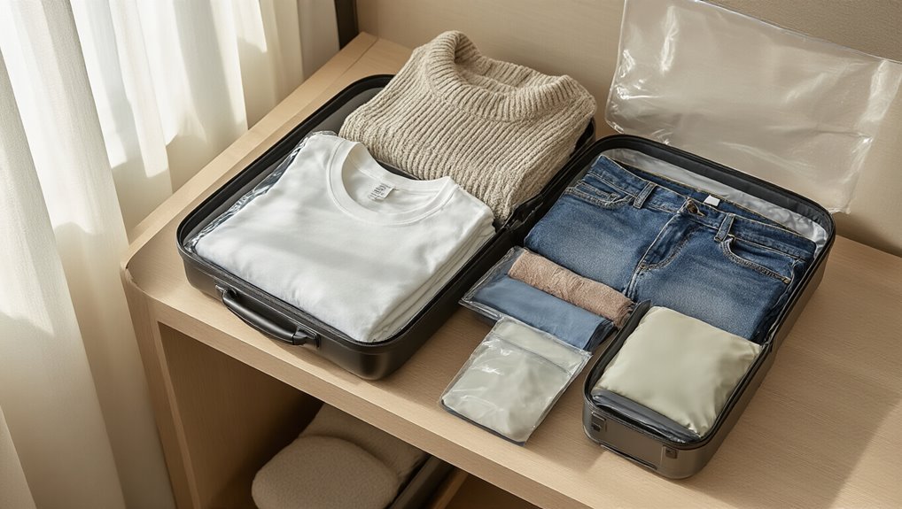 efficient protected packed clothes