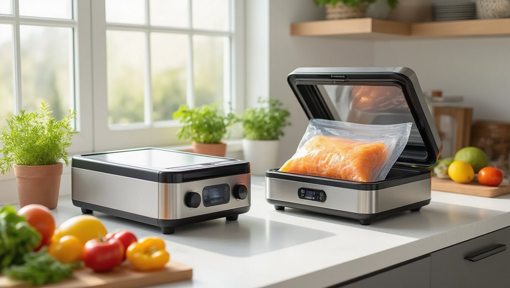 external versus chamber sealers