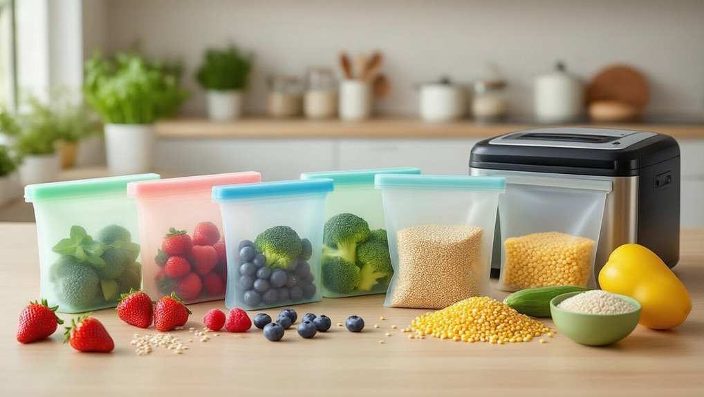 long lasting airtight reusable bags