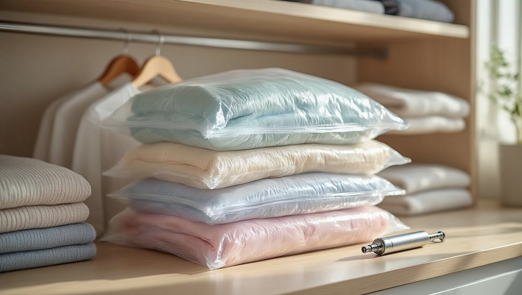 optimize space with vacuum storage