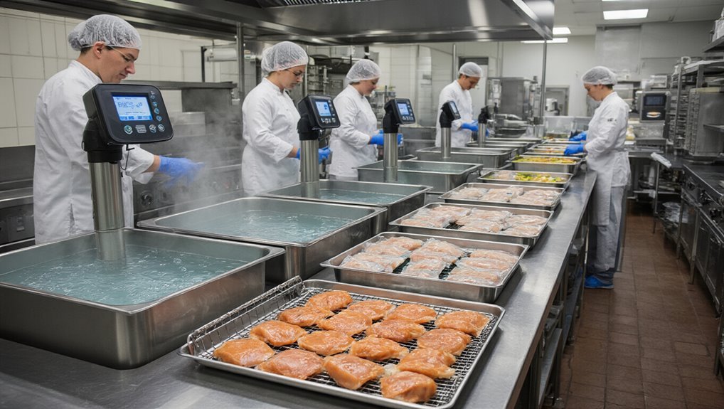 high volume sous vide efficiency