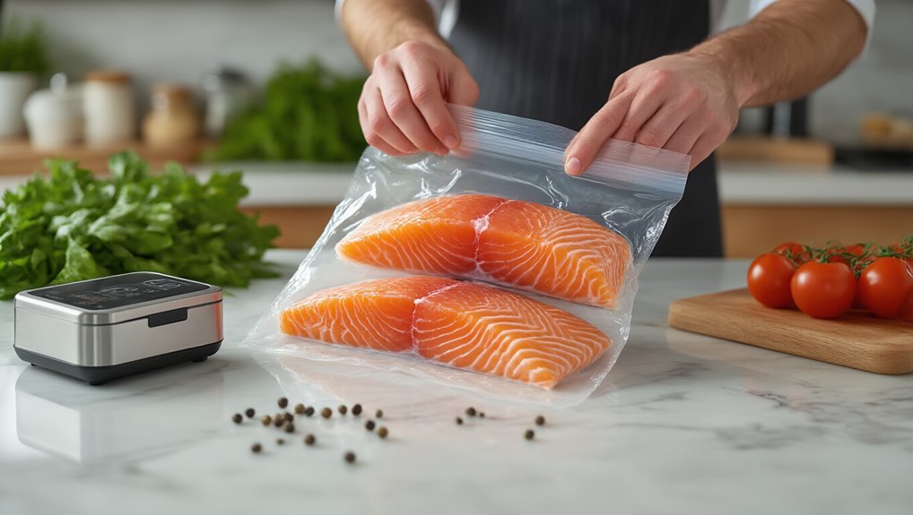 moist delicate fish sealing