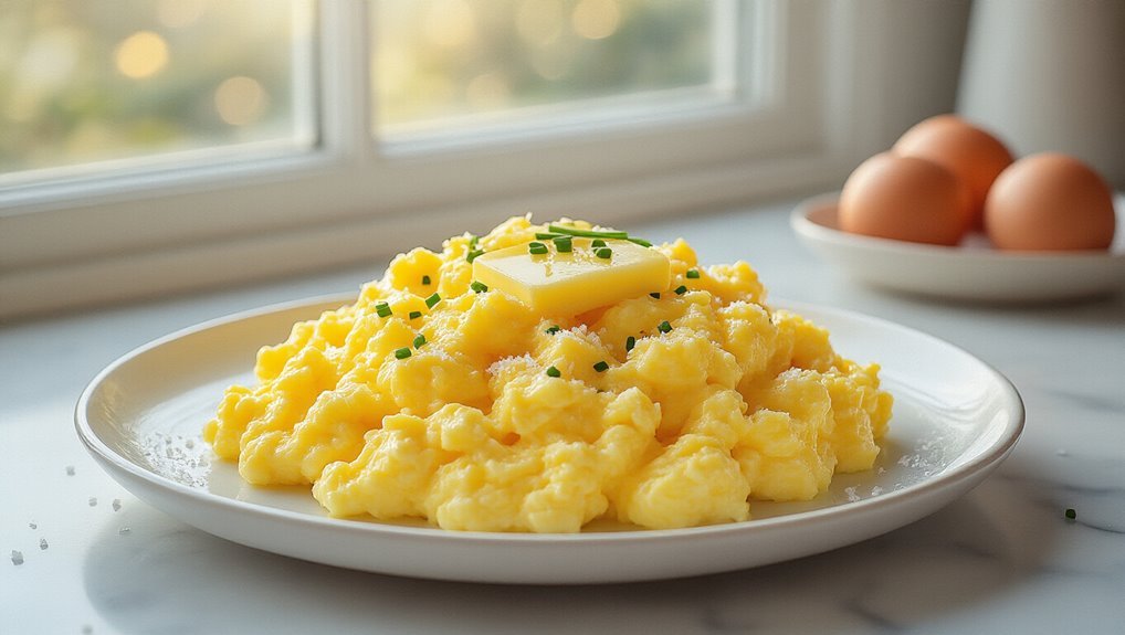 precise temperature custardy eggs