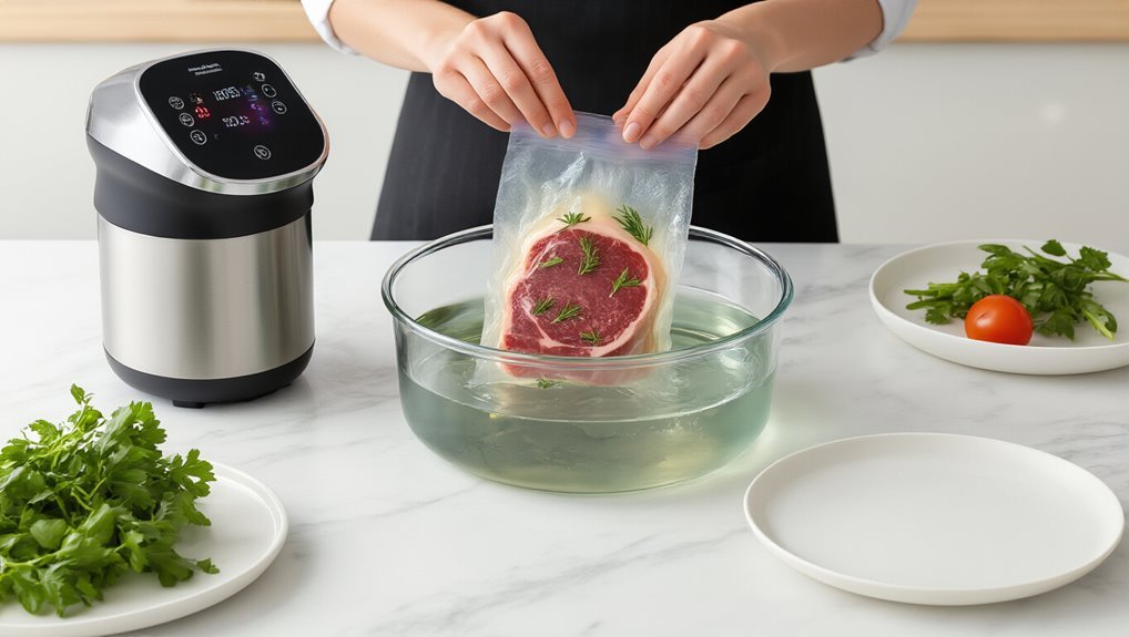 sourcing sealing cooking searing