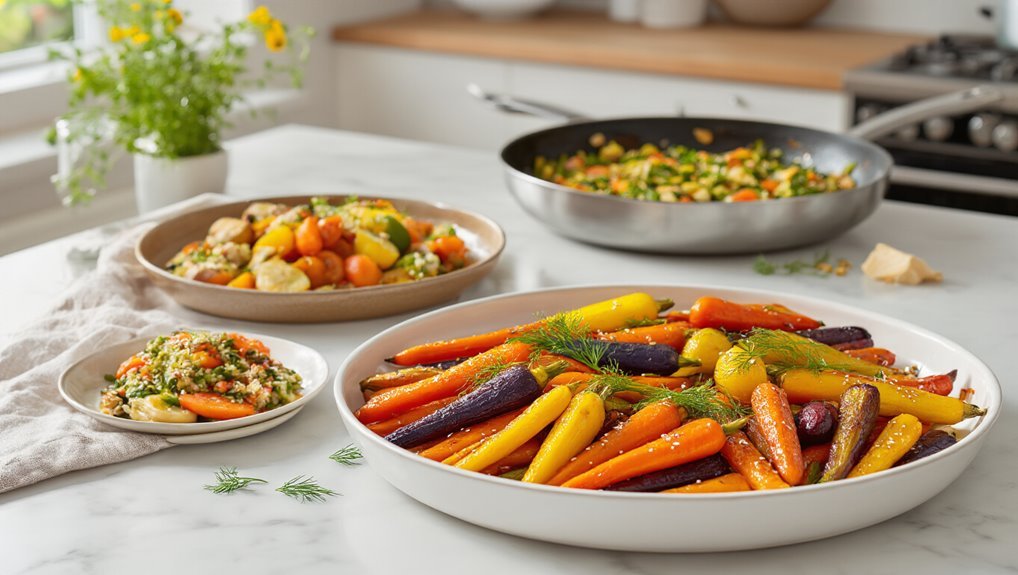 sous vide vegetables batch cooking