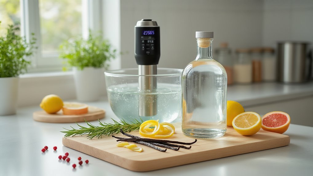 sous vide vodka infusion 3 hours