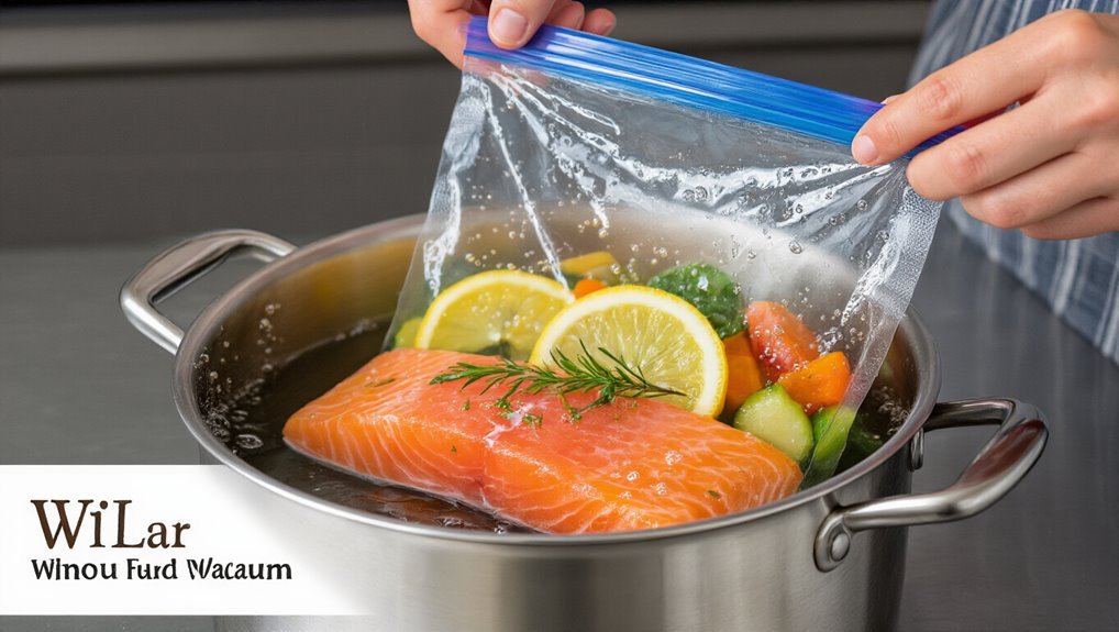 water displacement zipper method